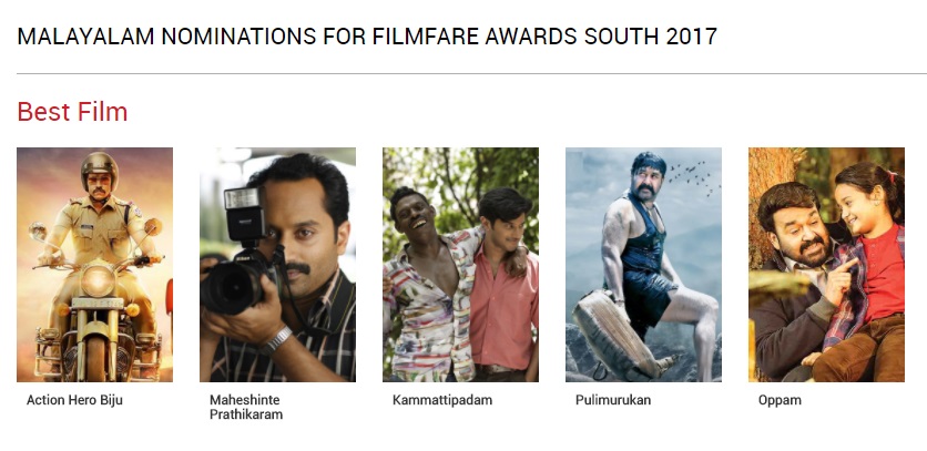 Filmfare Awards Malayalam