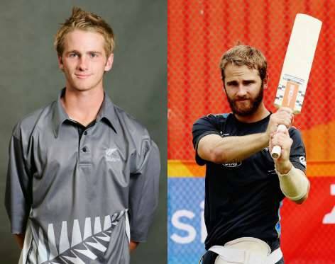 cricketers then now photos