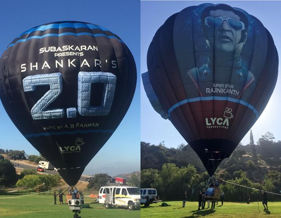 Rajinkanth 2.O Promotion Balloons