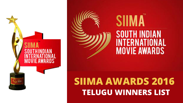 SIIMA Awards 2016 Telugu Winners 