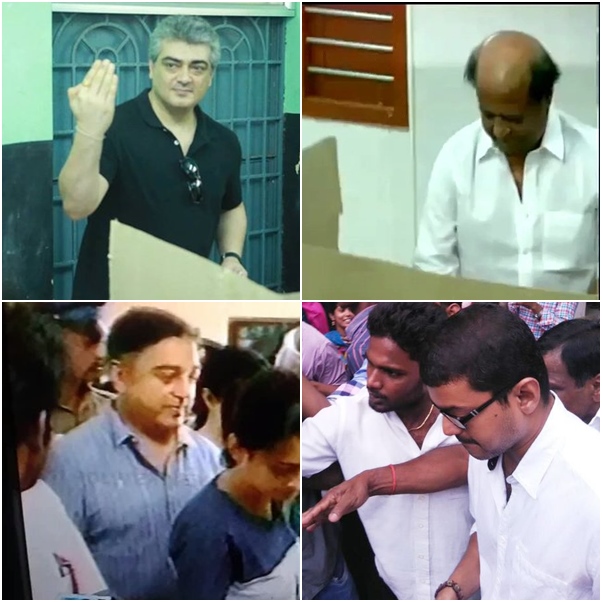 Tamil Nadu Election Voting Photos