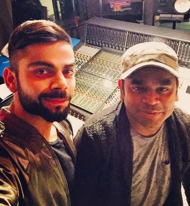 Virat Kohli Selfie with AR Rahman